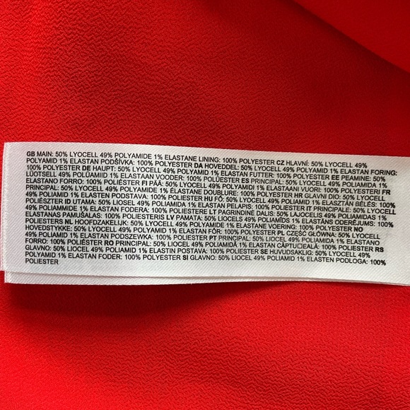 Briley Textured Shirt Dress - Cherry Tomato Color - Like new - Picture 11 of 13